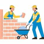 Builders and construction workers